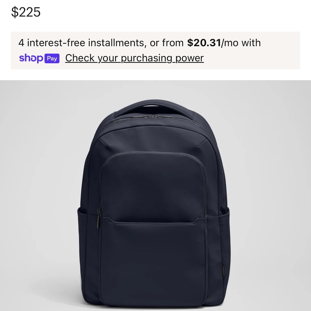 Away The Commuter Backpack Black Backpack